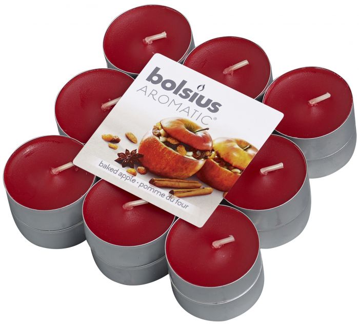 Positief Vermindering Over het algemeen Bolsius, Bolsius Tealight Fragranced Box 18 Pcs Baked Apple