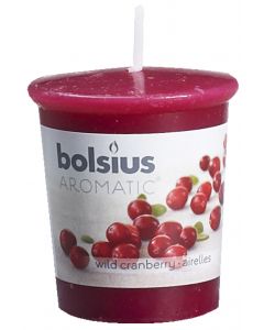 Bolsius, Bolsius Votive Round Candle 53/45 Wild Cranberry