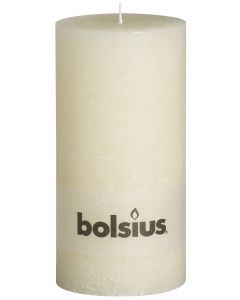 Bolsius, Bolsius Xxl Rustic Pillar Candle 200/100 Beige